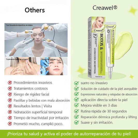 💡 𝑪𝒓𝒆𝒂𝒘𝒆𝒍® 𝑩𝒐𝒕𝒐𝒙 & 𝑽𝒊𝒕𝒂-𝑨 𝑹𝒆𝒕𝒊𝒏𝒐𝒍 𝑺𝒉𝒐𝒕 𝒄𝒓𝒆𝒎𝒂 𝒓𝒆𝒂𝒇𝒊𝒓𝒎𝒂𝒏𝒕𝒆 𝒂𝒏𝒕𝒊𝒂𝒓𝒓𝒖𝒈𝒂𝒔 ⏰ ¡Ú𝒍𝒕𝒊𝒎𝒐 𝒅í𝒂! 70% 𝒅𝒆 𝒅𝒆𝒔𝒄𝒖𝒆𝒏𝒕𝒐 🧴🧴🧴