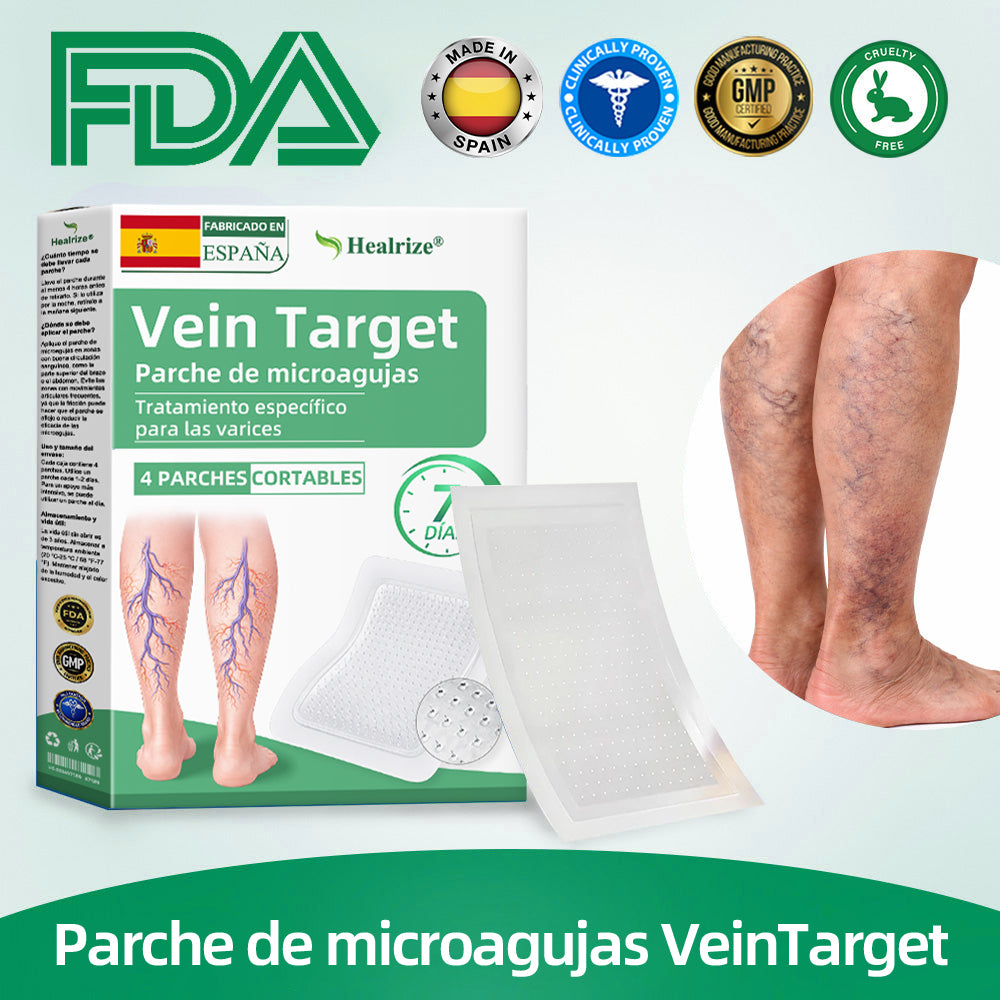 🇪🇸👨‍⚕️Parche de Microagujas Healrize® VeinTarget ✅ 🏆Alivio Instantáneo, Resultados a Largo Plazo