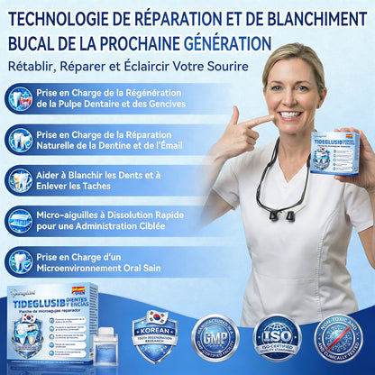 GаrаgеLіnе® 🦷 Tiras Orales de Reparación Rápida de Dientes y Encías con Tideglusib 😁 (Ayuda a reparar los dientes y alivia las molestias en las encías, además de apoyar la salud bucal frente a otros problemas comunes)