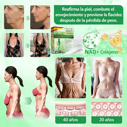 【Oferta por tiempo limitado🎉🎉– Ahorra hasta un 80%】 Healrize® Moringa · Berberina × NAD+ Parche avanzado 10 en 1 con microagujas de alta precisión ✅ 1 caja = 7 parches · Uso recomendado para una semana