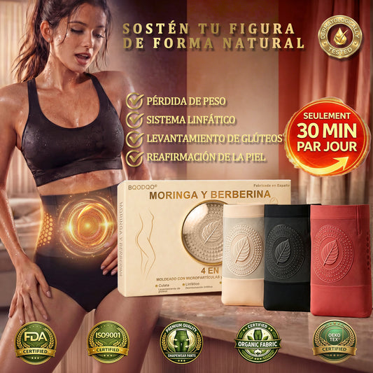 🔴👩‍🍼 Tienda Oficial de la Marca | ✅ BQODQO® 💡2026 Moringa & Berberina 4-en-1 Pantalones Esculpe y Quema Grasa con Micro-Partículas 👍