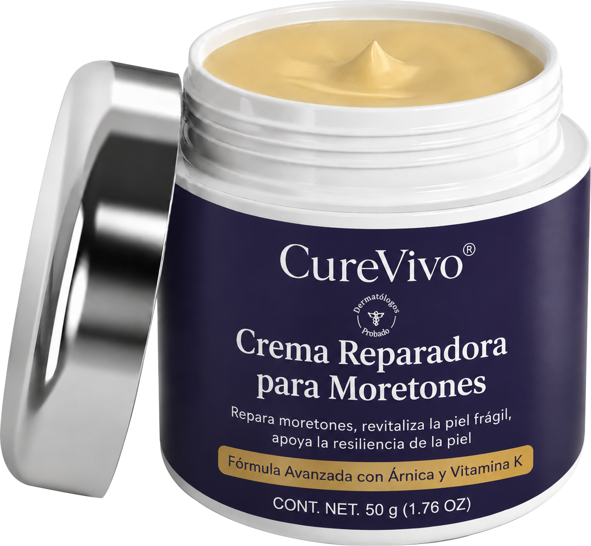 🔥🎫+100K Vendidos 💗 - CureVivo® Crema Reparadora de Moratones y Fortalecimiento de la Piel🇪🇸