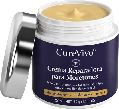 🔥🎫+100K Vendidos 💗 - CureVivo® Crema Reparadora de Moratones y Fortalecimiento de la Piel🇪🇸