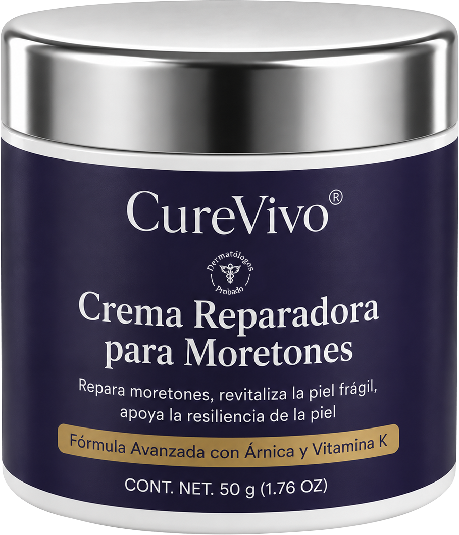 🔥🎫+100K Vendidos 💗 - CureVivo® Crema Reparadora de Moratones y Fortalecimiento de la Piel🇪🇸