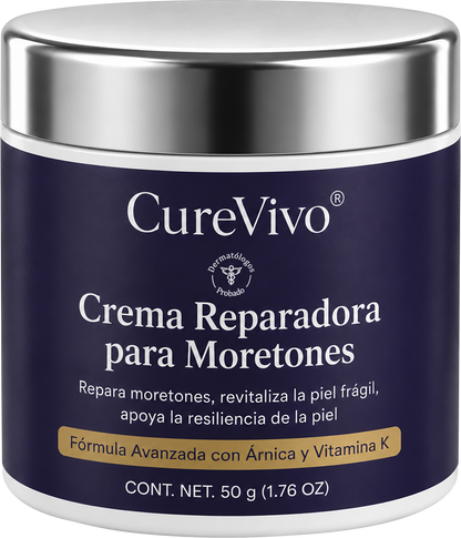 🔥🎫+100K Vendidos 💗 - CureVivo® Crema Reparadora de Moratones y Fortalecimiento de la Piel🇪🇸