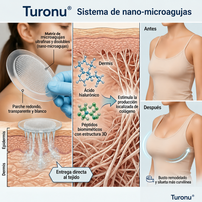 ✨Turonu®🐚🌊 Parche de Nano-Microagujas Avanzado para el Aumento de Senos Dirigido🧪🇪🇸