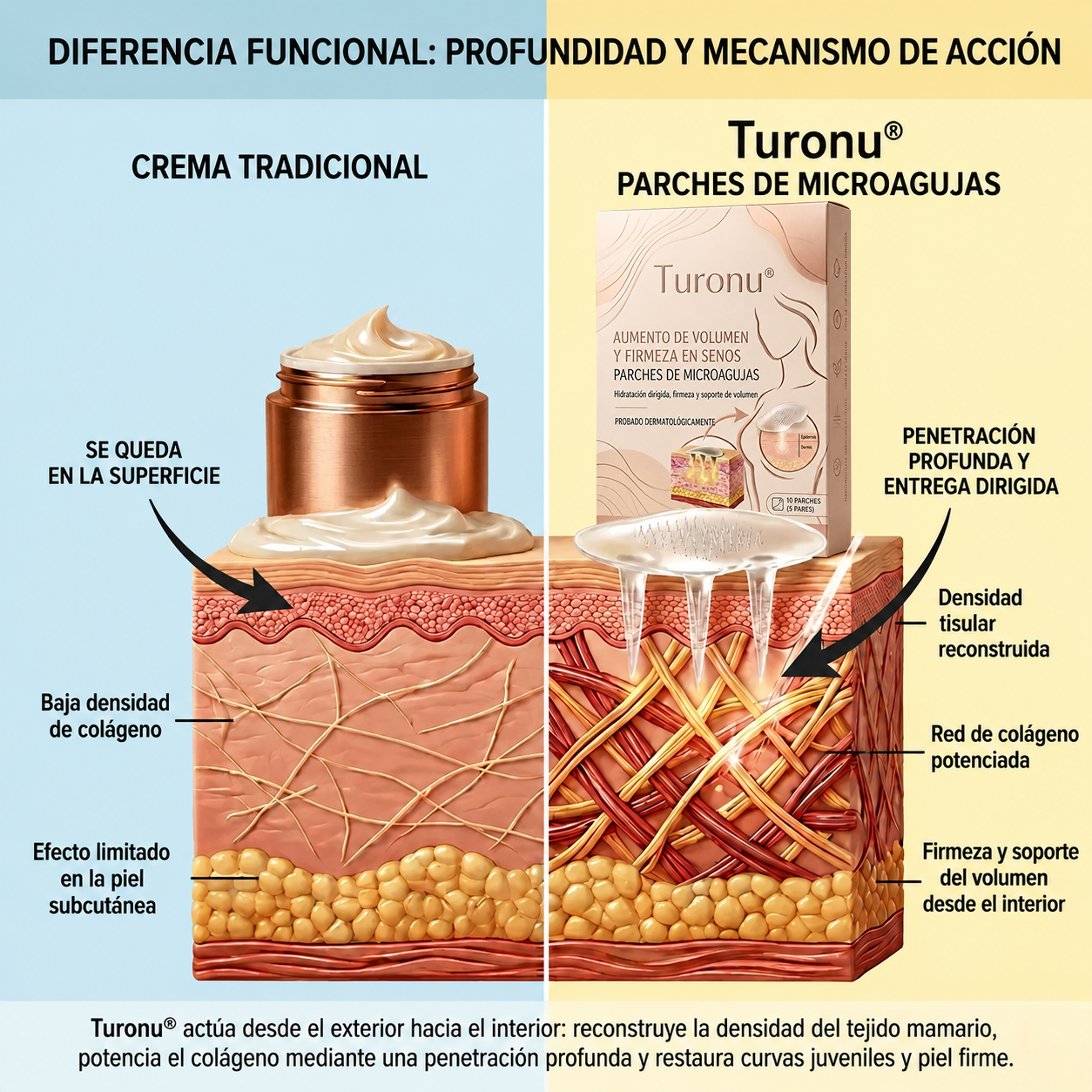 ✨Turonu®🐚🌊 Parche de Nano-Microagujas Avanzado para el Aumento de Senos Dirigido🧪🇪🇸