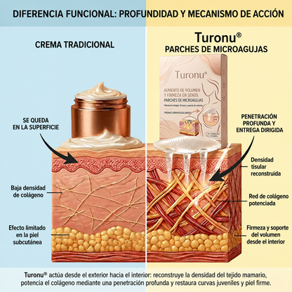 ✨Turonu®🐚🌊 Parche de Nano-Microagujas Avanzado para el Aumento de Senos Dirigido🧪🇪🇸