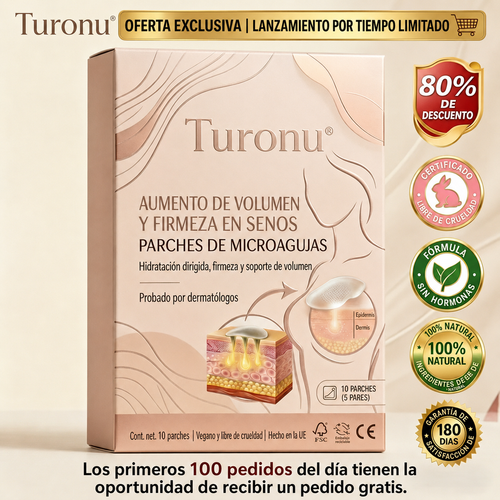 ✨Turonu®🐚🌊 Parche de Nano-Microagujas Avanzado para el Aumento de Senos Dirigido🧪🇪🇸