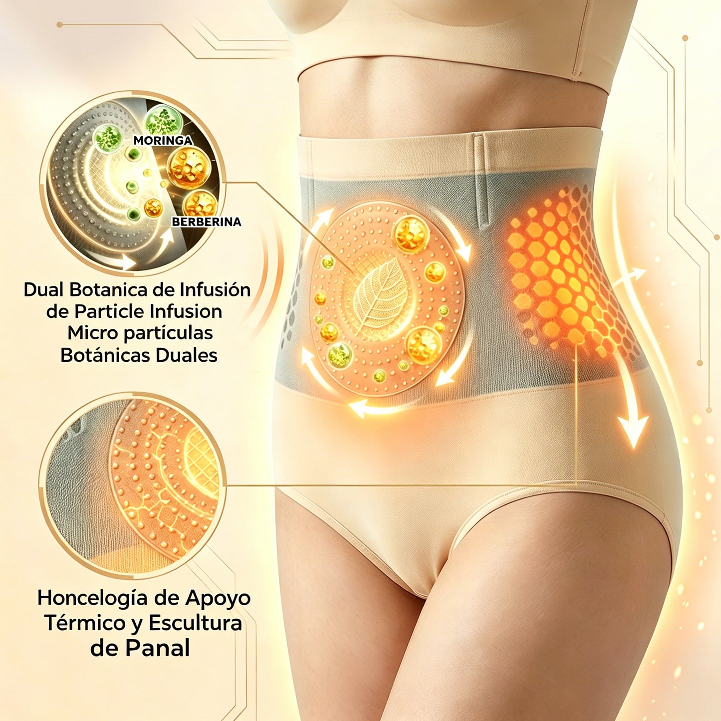 🔴👩‍🍼 Tienda Oficial de la Marca | ✅ BQODQO® 💡2026 Moringa & Berberina 4-en-1 Pantalones Esculpe y Quema Grasa con Micro-Partículas 👍