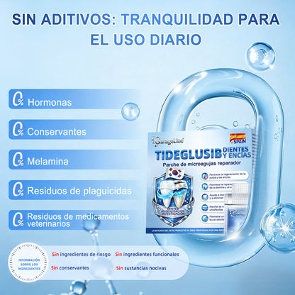 GаrаgеLіnе® 🦷 Tiras Orales de Reparación Rápida de Dientes y Encías con Tideglusib 😁 (Ayuda a reparar los dientes y alivia las molestias en las encías, además de apoyar la salud bucal frente a otros problemas comunes)