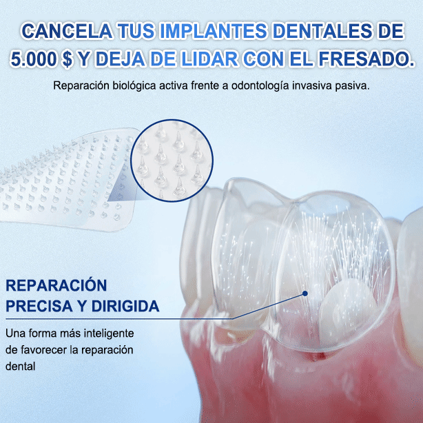 GаrаgеLіnе® 🦷 Tiras Orales de Reparación Rápida de Dientes y Encías con Tideglusib 😁 (Ayuda a reparar los dientes y alivia las molestias en las encías, además de apoyar la salud bucal frente a otros problemas comunes)